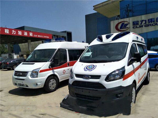 福特新全順V362中軸(汽油版)救護車(國六)